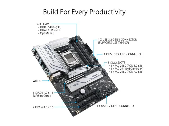 Asus PRIME X670-P WIFI