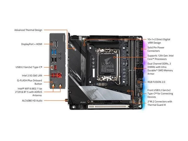Gigabyte Z690I AORUS ULTRA LITE DDR4