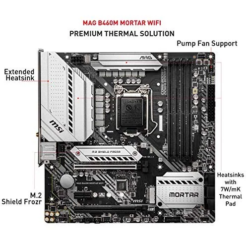 MSI MAG B460M Mortar WiFi