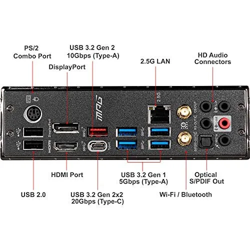 MSI MPG Z490 GAMING EDGE WIFI
