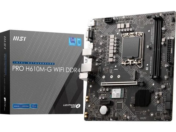 MSI PRO H610M-G WIFI DDR4